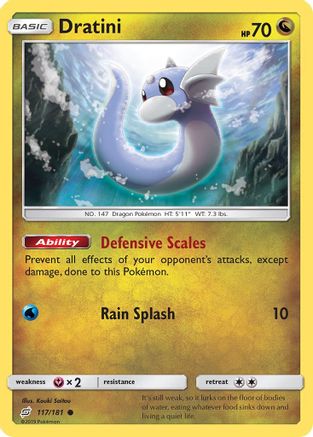SM  Team Up  117/181 Dratini (117)  - Reverse Holofoil - Common