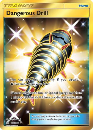 SM  Team Up  192 Dangerous Drill (Secret)  - Holofoil - Secret Rare