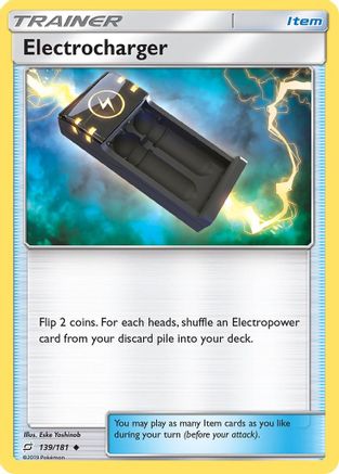 SM  Team Up  139/181 Electrocharger  - Reverse Holofoil - Uncommon