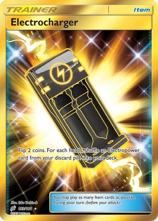SM  Team Up  193 Electrocharger (Secret)  - Holofoil - Secret Rare