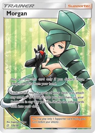 SM  Team Up  178 Morgan (Full Art)  - Holofoil - Ultra Rare