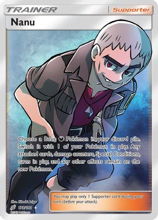 SM  Team Up  179 Nanu (Full Art)  - Holofoil - Ultra Rare