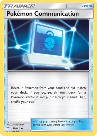 SM  Team Up  152/181 Pokemon Communication  - Uncommon