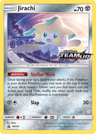 SM Promos  SM161 Jirachi  - Holofoil - Promo