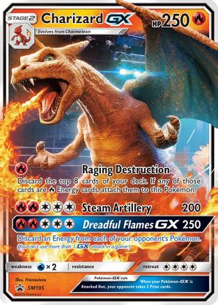 SM Promos  SM195 Charizard GX  - Holofoil - Promo
