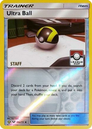 League & Championship Cards /73 Ultra Ball - 68a/73 (League Cup) [Staff]  - Reverse Holofoil - Promo