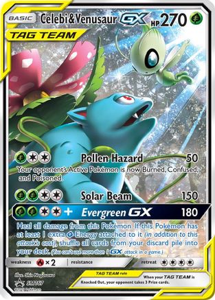 SM Promos  SM167 Celebi & Venusaur GX  - Holofoil - Promo