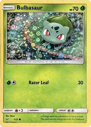 Miscellaneous Cards & Products  001/73 Bulbasaur  - Holofoil - Promo