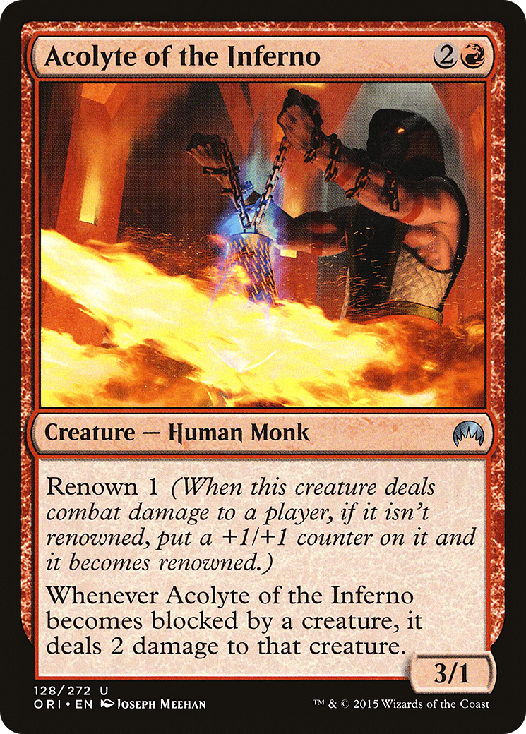Magic Origins - (ORI-128) - Acolyte of the Inferno