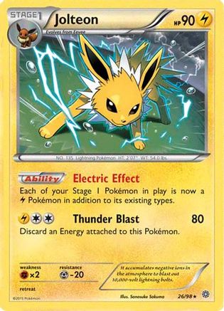 Miscellaneous Cards & Products  026/98 Jolteon  - Holofoil - Promo