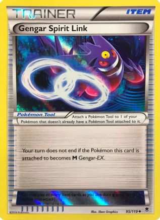 Miscellaneous Cards & Products  095/119 Gengar Spirit Link  - Holofoil - Promo