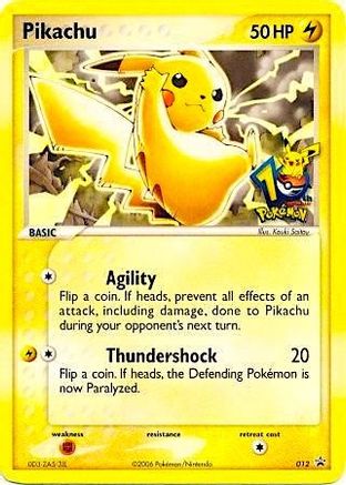 Miscellaneous Cards & Products  012 Pikachu  - Promo