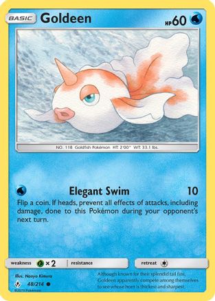 SM  Unbroken Bonds  048 Goldeen  - Common