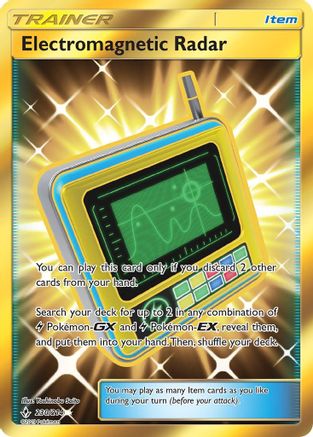 SM  Unbroken Bonds  230/214 Electromagnetic Radar (Secret)  - Holofoil - Secret Rare
