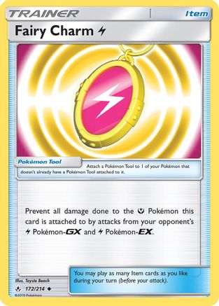SM  Unbroken Bonds  172 Fairy Charm L  - Uncommon