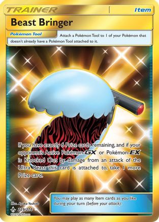 SM  Unbroken Bonds  229 Beast Bringer (Secret)  - Holofoil - Secret Rare