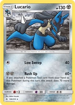 Deck Exclusives  126/214 Lucario  - Rare