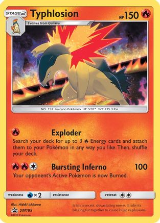 SM Promos  SM185 Typhlosion  - Holofoil - Promo