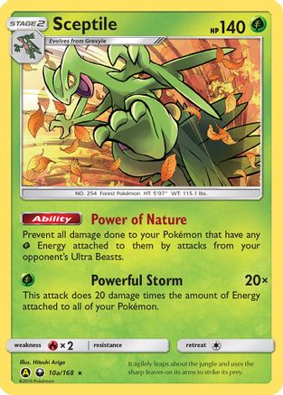 Alternate Art Promos  10a/168 Sceptile  - Holofoil - Promo