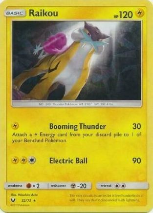 Deck Exclusives  032/73 Raikou  - Holofoil - Holo Rare