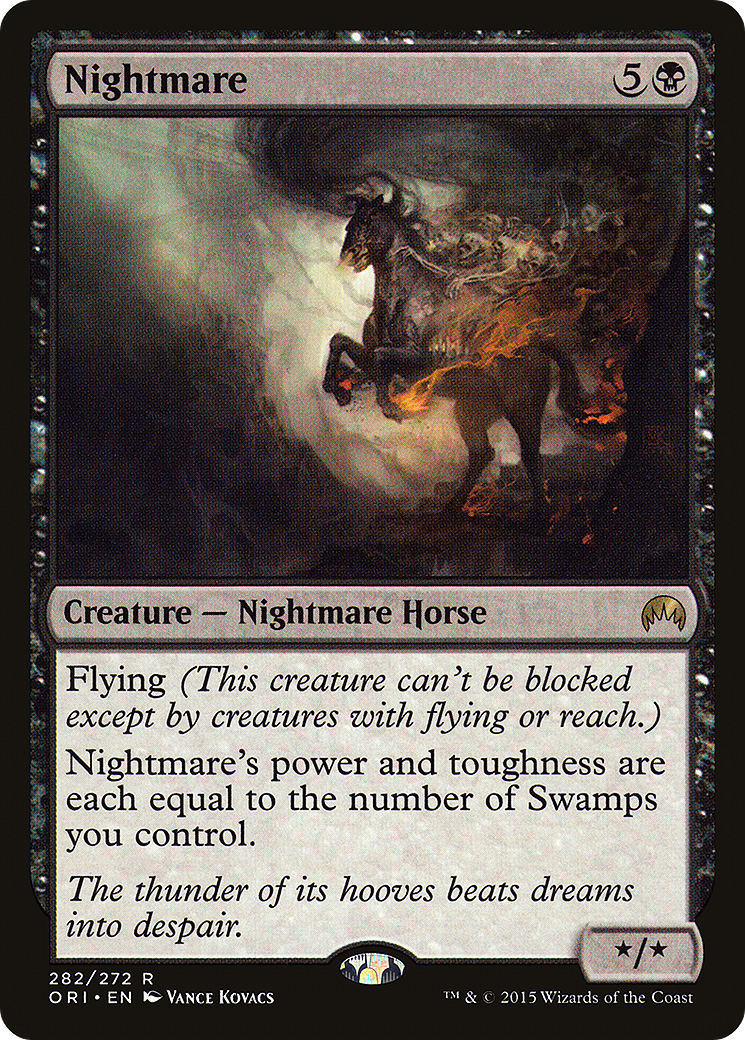 Magic Origins - (ORI-282) - Nightmare Foil