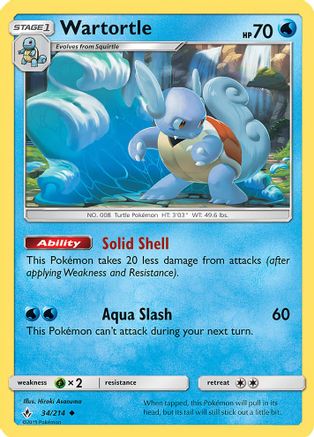 Miscellaneous Cards & Products  034/214 Wartortle  - Holofoil - Promo