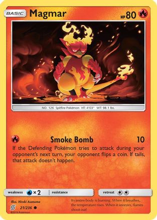 SM  Unified Minds  021/236 Magmar  - Common