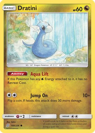 SM  Unified Minds  148/236 Dratini (148)  - Common