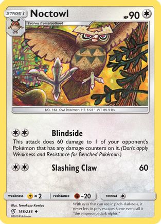 SM  Unified Minds  166/236 Noctowl  - Uncommon