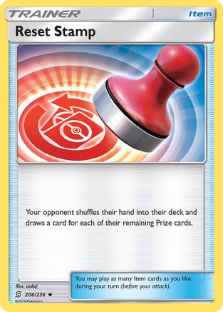 SM  Unified Minds  206/236 Reset Stamp  - Uncommon