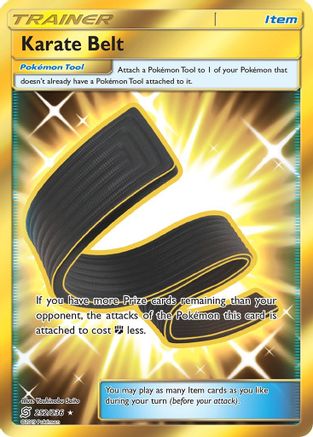SM  Unified Minds  252 Karate Belt (Secret)  - Holofoil - Secret Rare