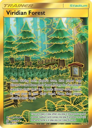 SM  Unified Minds  256 Viridian Forest (Secret)  - Holofoil - Secret Rare