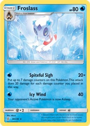 Deck Exclusives  038/236 Froslass  - Rare