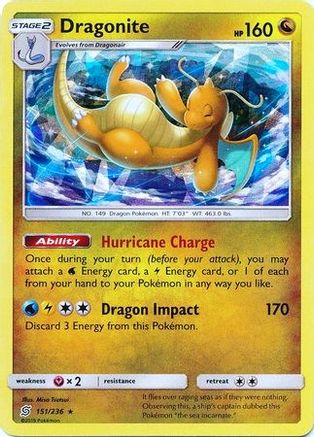 Deck Exclusives  151/236 Dragonite  - Holofoil - Holo Rare