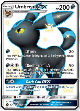 Hidden Fates Shiny Vault  SV69/SV94 Umbreon GX  - Holofoil - Shiny Holo Rare