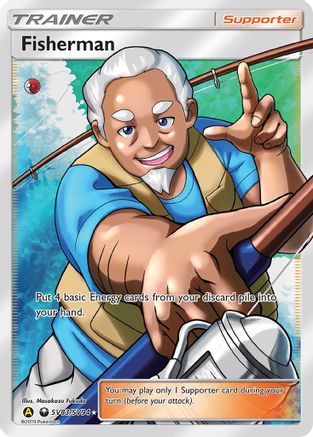 Hidden Fates Shiny Vault  SV83/SV94 Fisherman  - Holofoil - Shiny Holo Rare