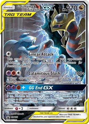 SM Promos  SM193 Garchomp & Giratina GX  - Holofoil - Promo