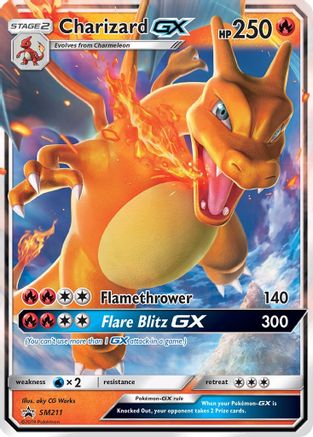 SM Promos  SM211 Charizard GX  - Holofoil - Promo