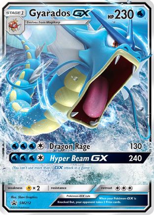 SM Promos  SM212 Gyarados GX  - Holofoil - Promo