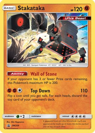 SM Promos  SM209 Stakataka  - Holofoil - Promo