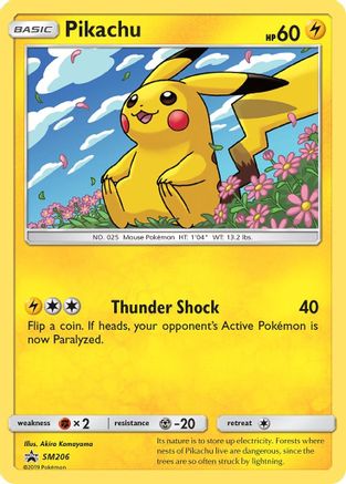 SM Promos  SM206 Pikachu  - Holofoil - Promo