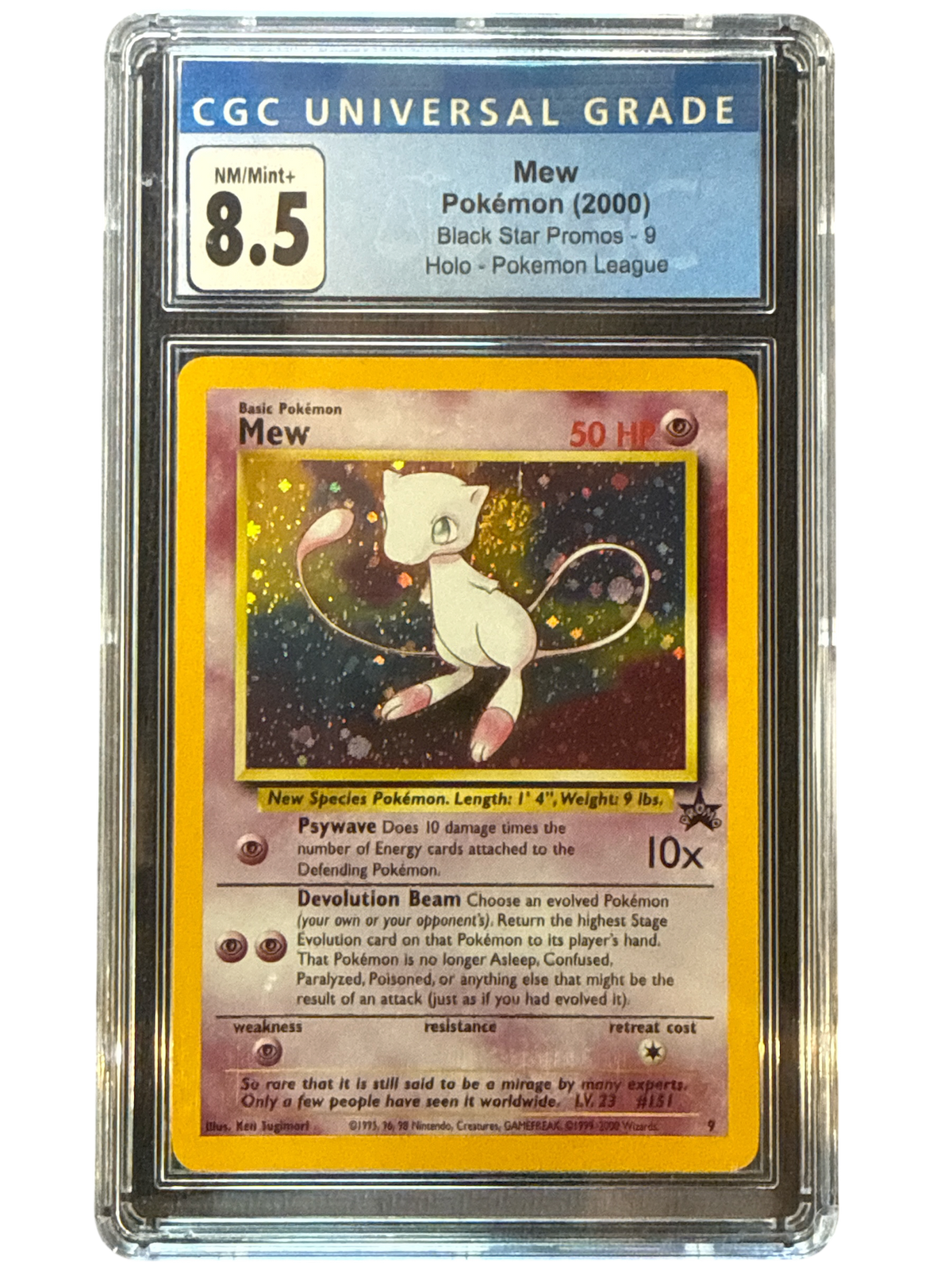 WoTC Promo  009/53 CGC8.5 #3768033006 Mew (9)  - Holofoil - Promo