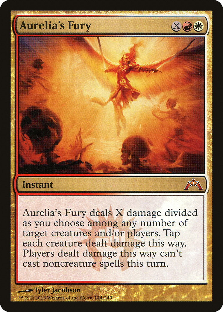 Gatecrash - (GTC-144) - Aurelia's Fury Foil
