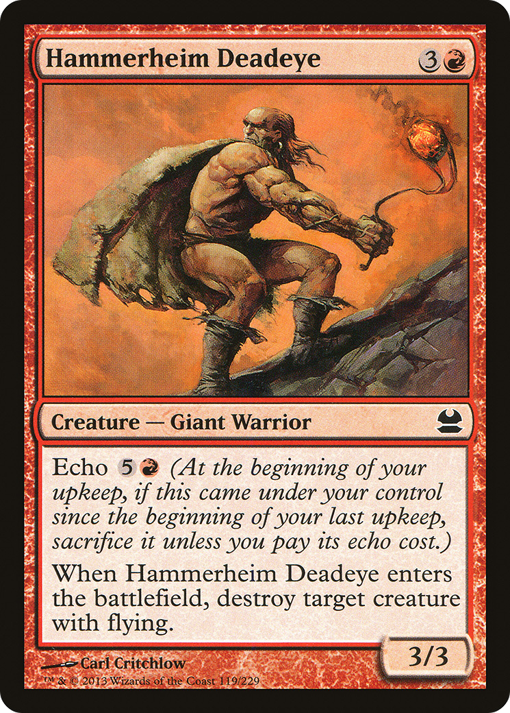 Modern Masters - (MMA-119) - Hammerheim Deadeye Foil