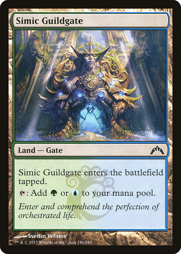 Gatecrash - (GTC-246) - Simic Guildgate Foil