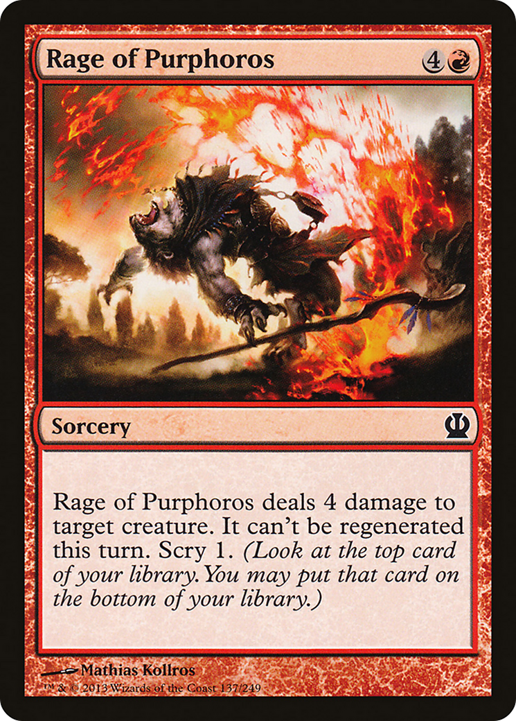 Theros - (THS-137) - Rage of Purphoros