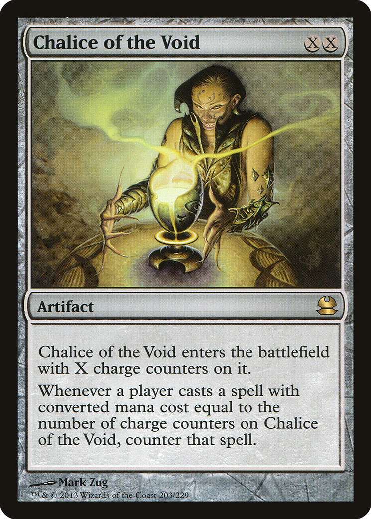 Modern Masters - (MMA-203) - Chalice of the Void Foil