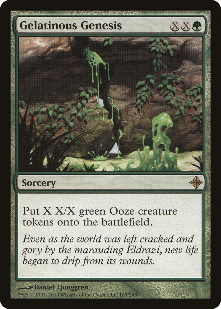 Rise of the Eldrazi - (ROE-183) - Gelatinous Genesis Foil