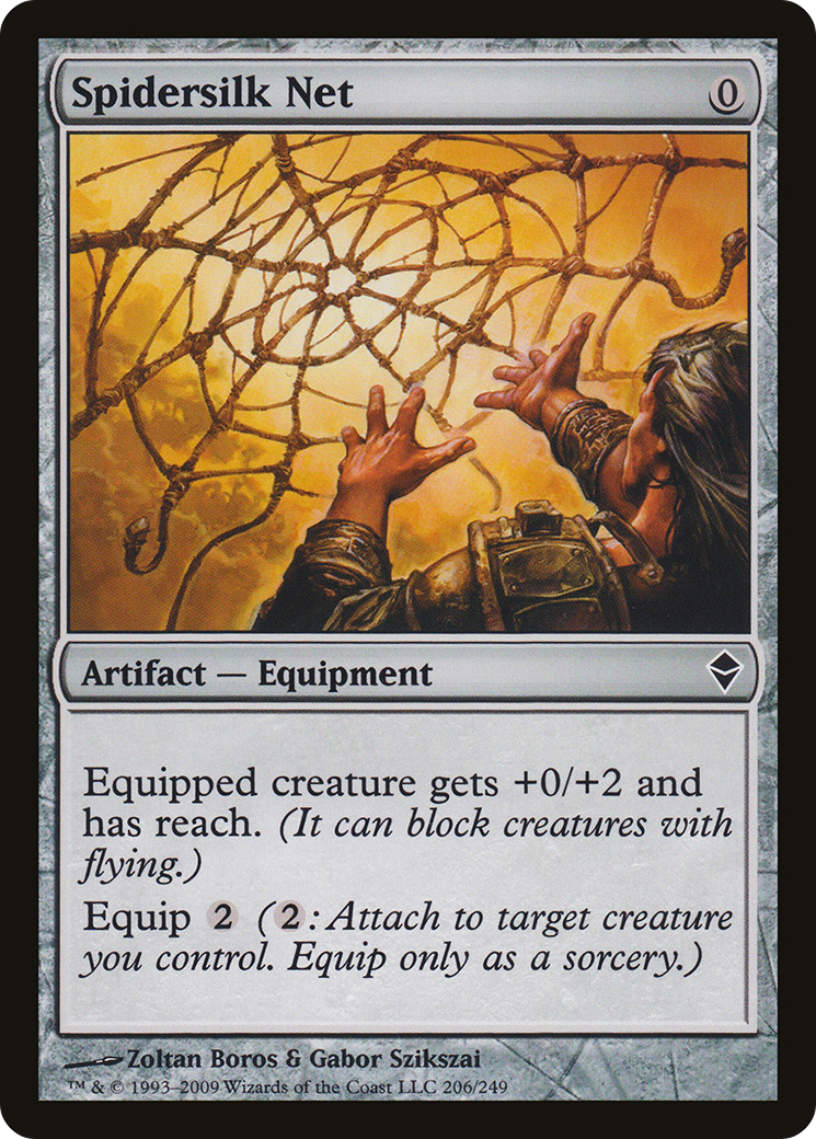 Zendikar - (ZEN-206) - Spidersilk Net Foil