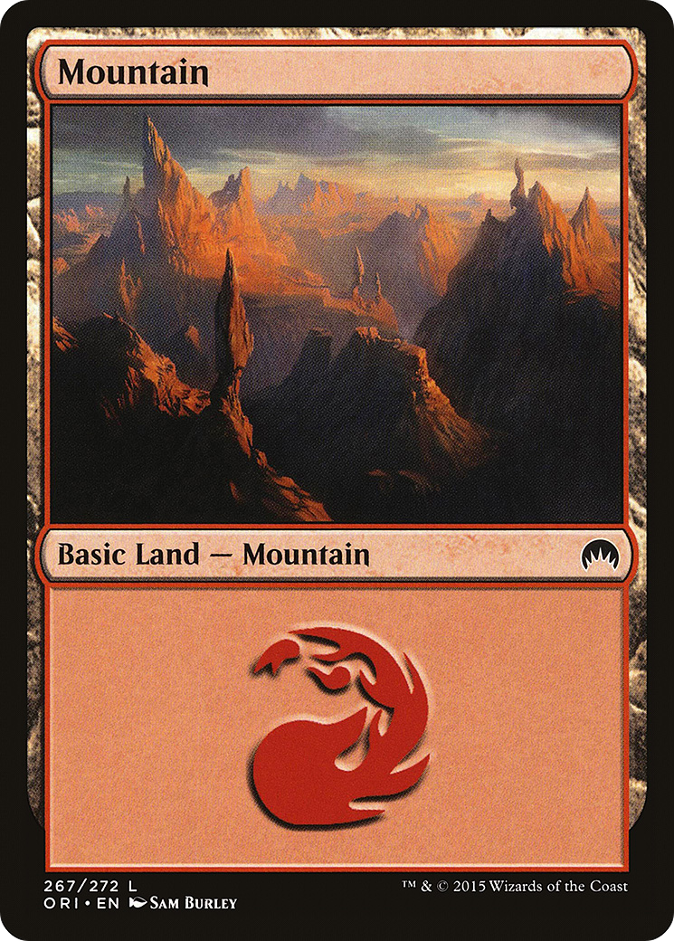 Magic Origins - (ORI-267) - Mountain (267) Foil